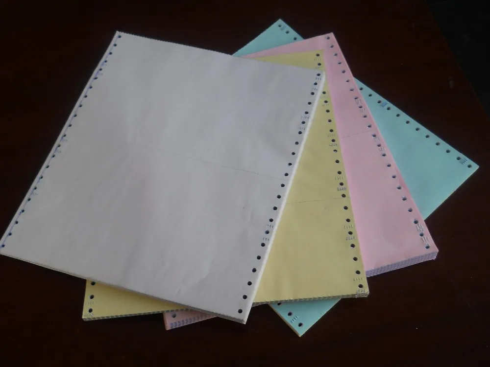 Widely Used  1-6 Ply Continuous Computer Paper Carbonless Paper Roll Factory Price