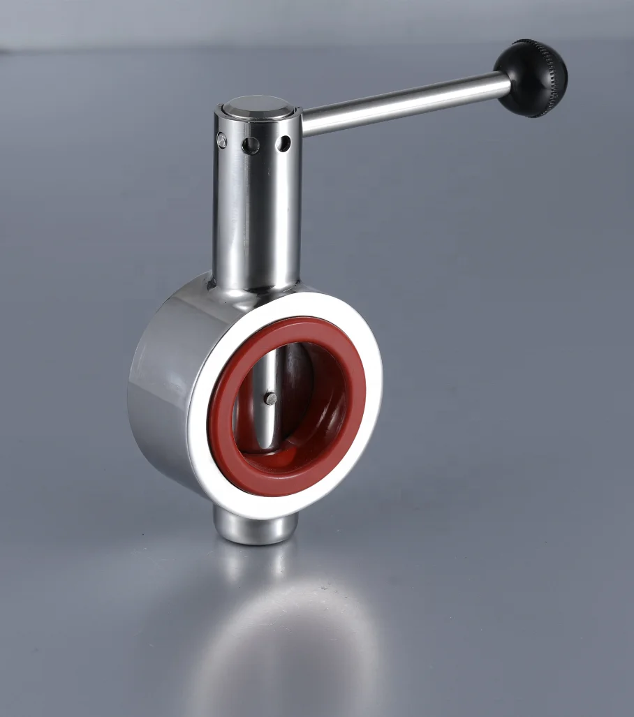 High Quality Custom Made Affordable DIN ISO WCB 304 Manual Wafer Pneumatic Butterfly Valve Dn32