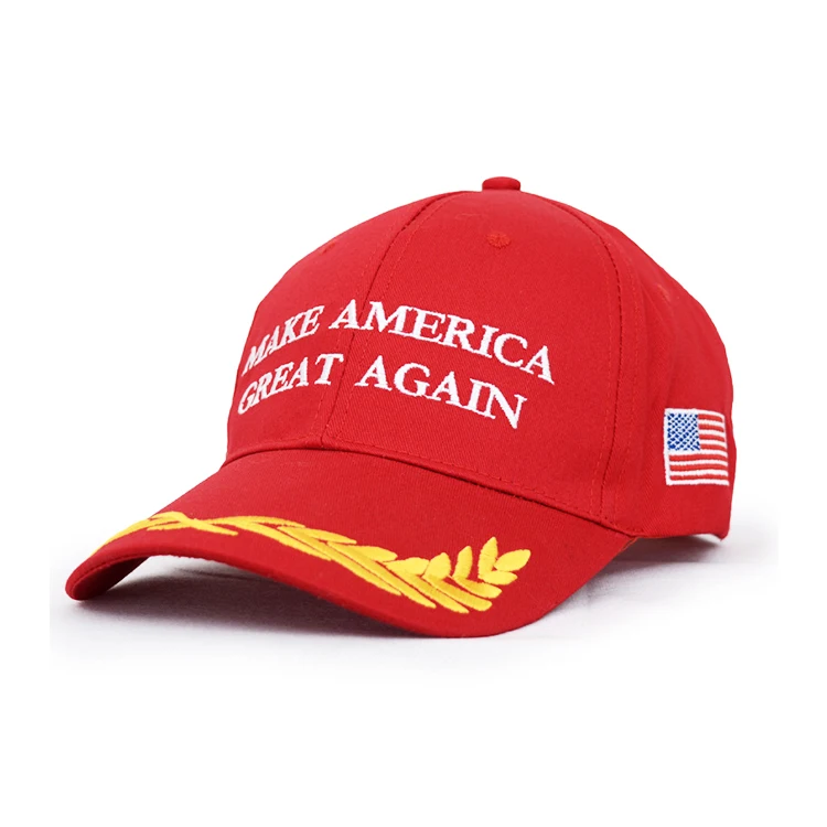 Hot Selling Peace Olive Embroidered Baseball Cap 2024 US Flag Hat MAKE AMERICA GREAT AGAIN Election Hat