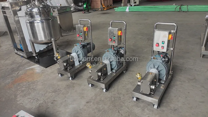 Food Grade Stainless Steel Lobe Transfer Pump for Milk