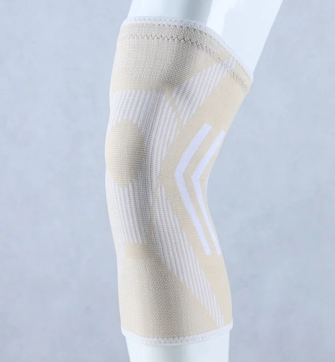 Kangda 3D нейлоновая эластичная компрессионная поддержка колена черный синий розовый зеленый greey