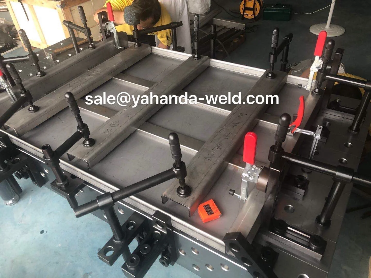 Intelligent fixture system clamps 3D welding table accessories D28 D16 steel casting welding table