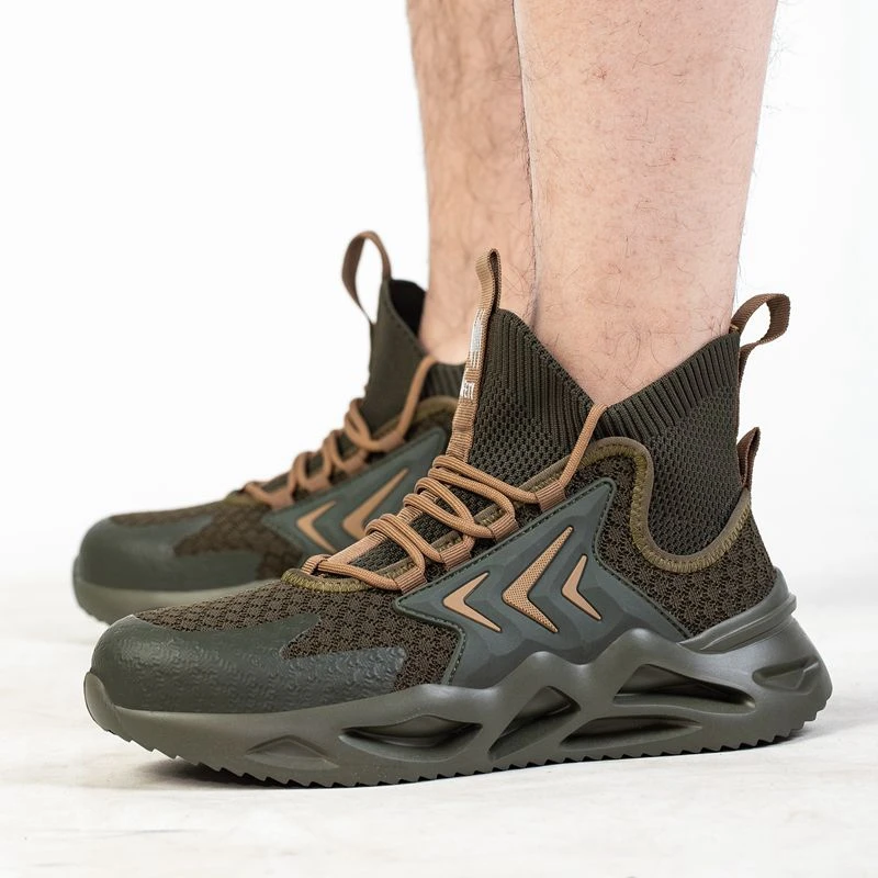 Top Grade Steel Toe anti-smashing ,puncture proof and anti slip for Work Safety Boots