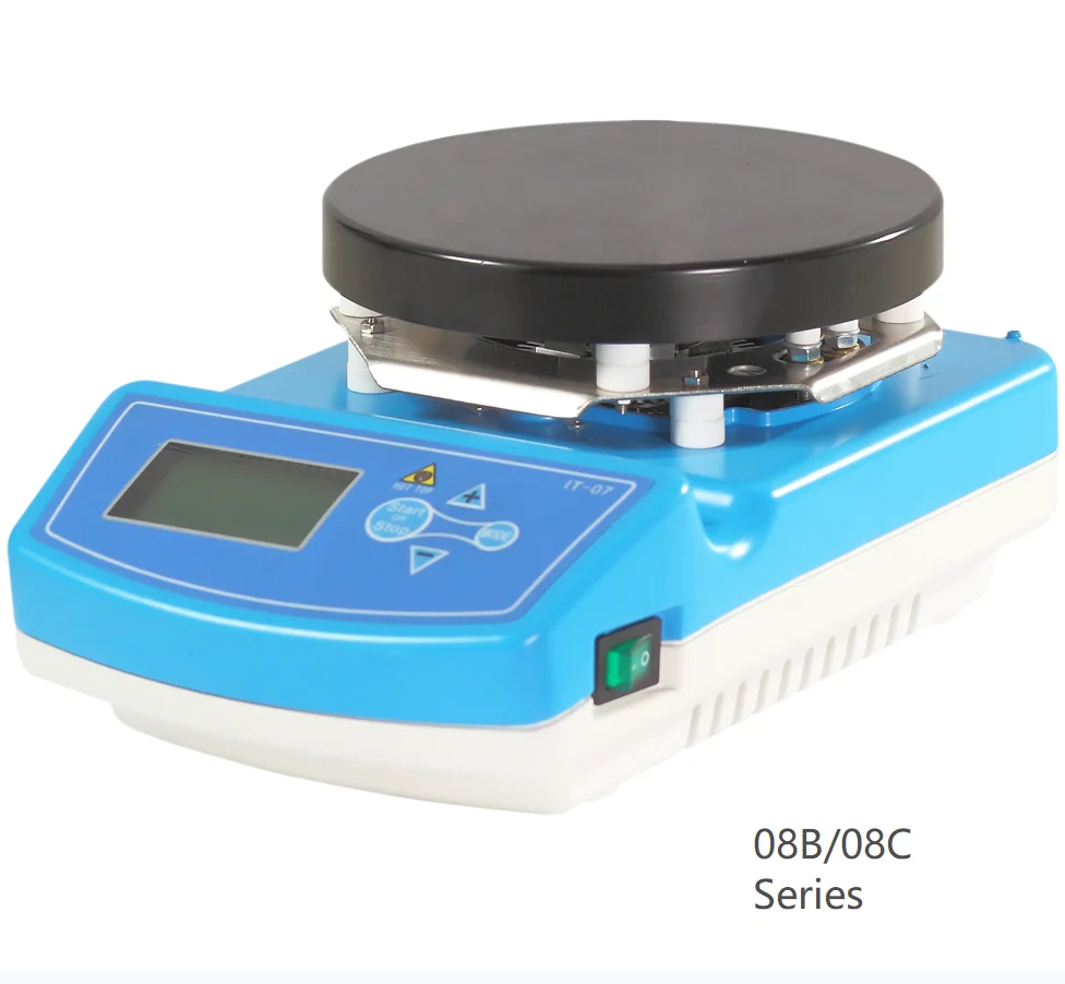 Stirring, mixing and auxiliary heating of liquids magnetic hot plate stirrer for laboratory
