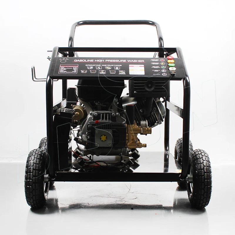BISON auto start cold water 15 hp gas high pressure washer 4000 psi made in china