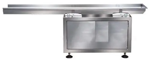 Electromagnetic Stainless Steel Vibratory Feeder for Food and Non-food in the Packaging Line