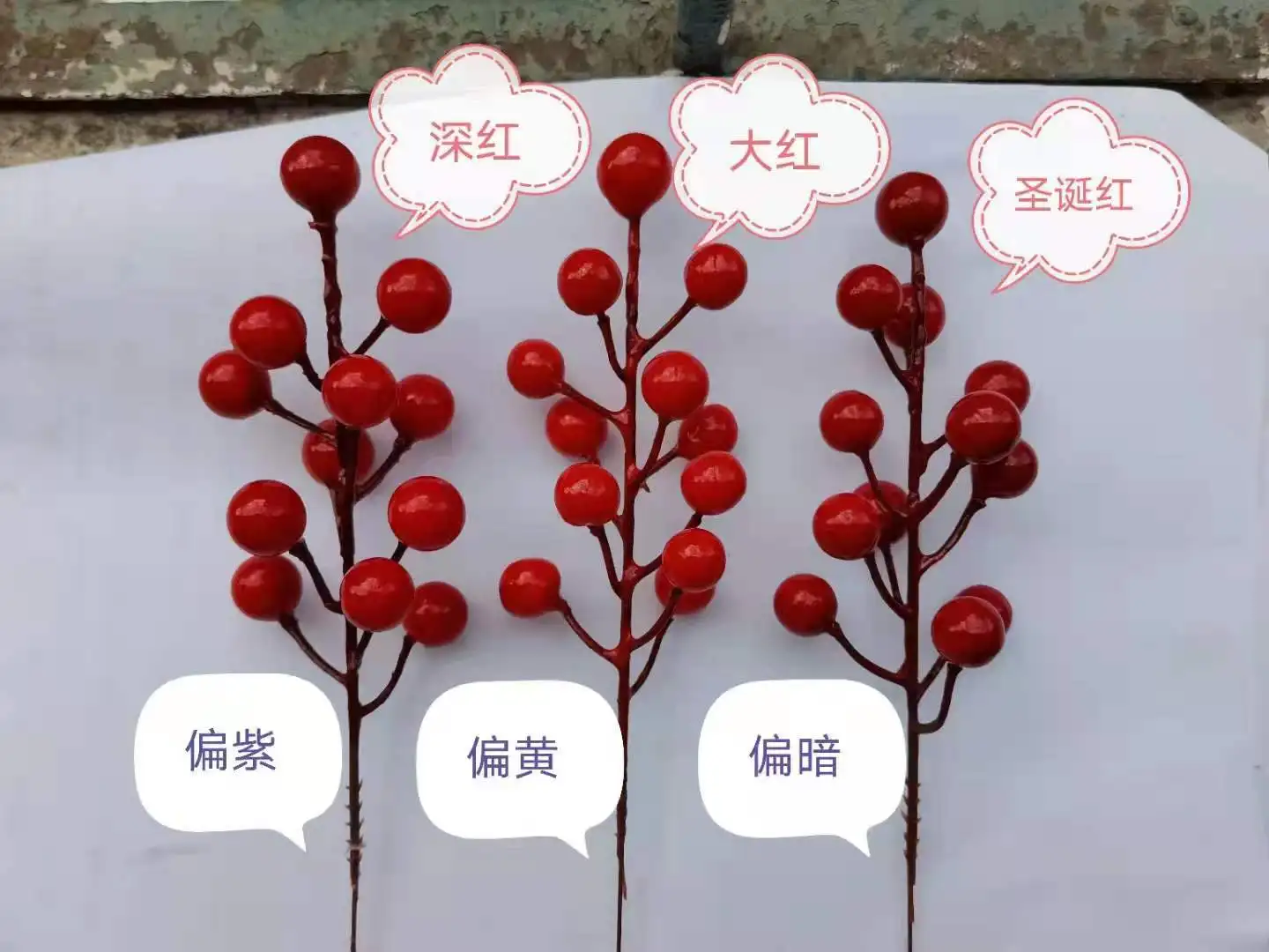 Crabapple Рождественское украшение рождественское искусственское цветочное Holly