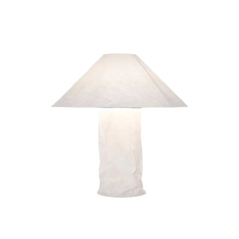 Wholesale creative handmade paper table lamp for home decoration hotel bedroom reading art paper lamp