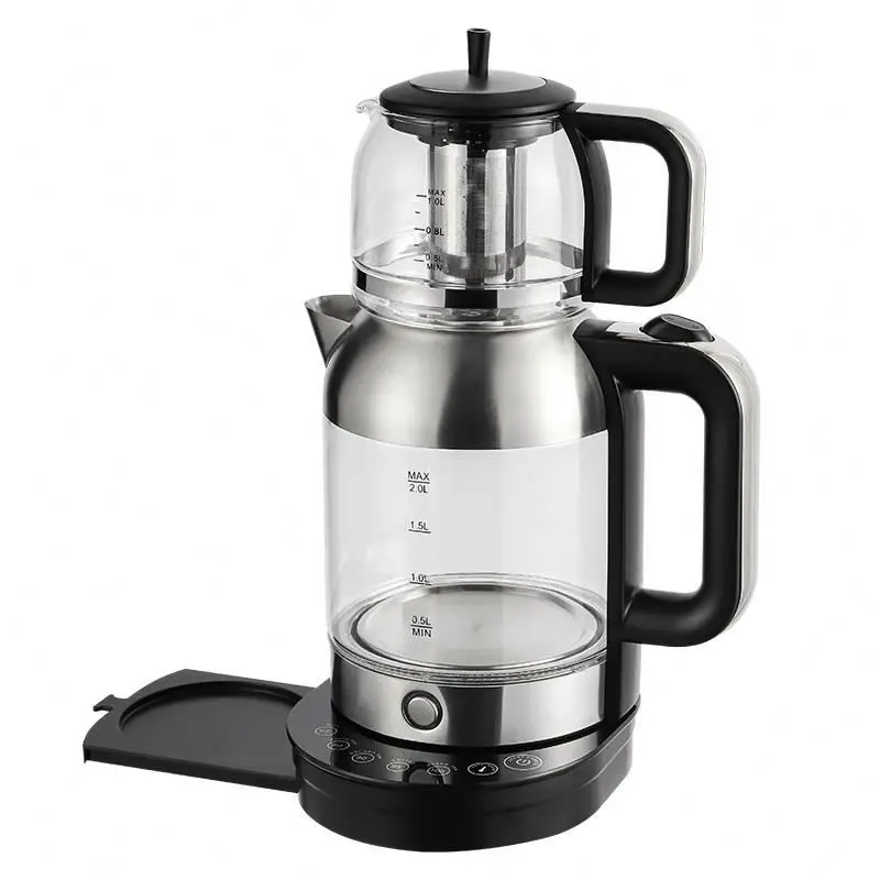 Household samovar electric kettle maker tea pot set electric tea maker stainless steel
