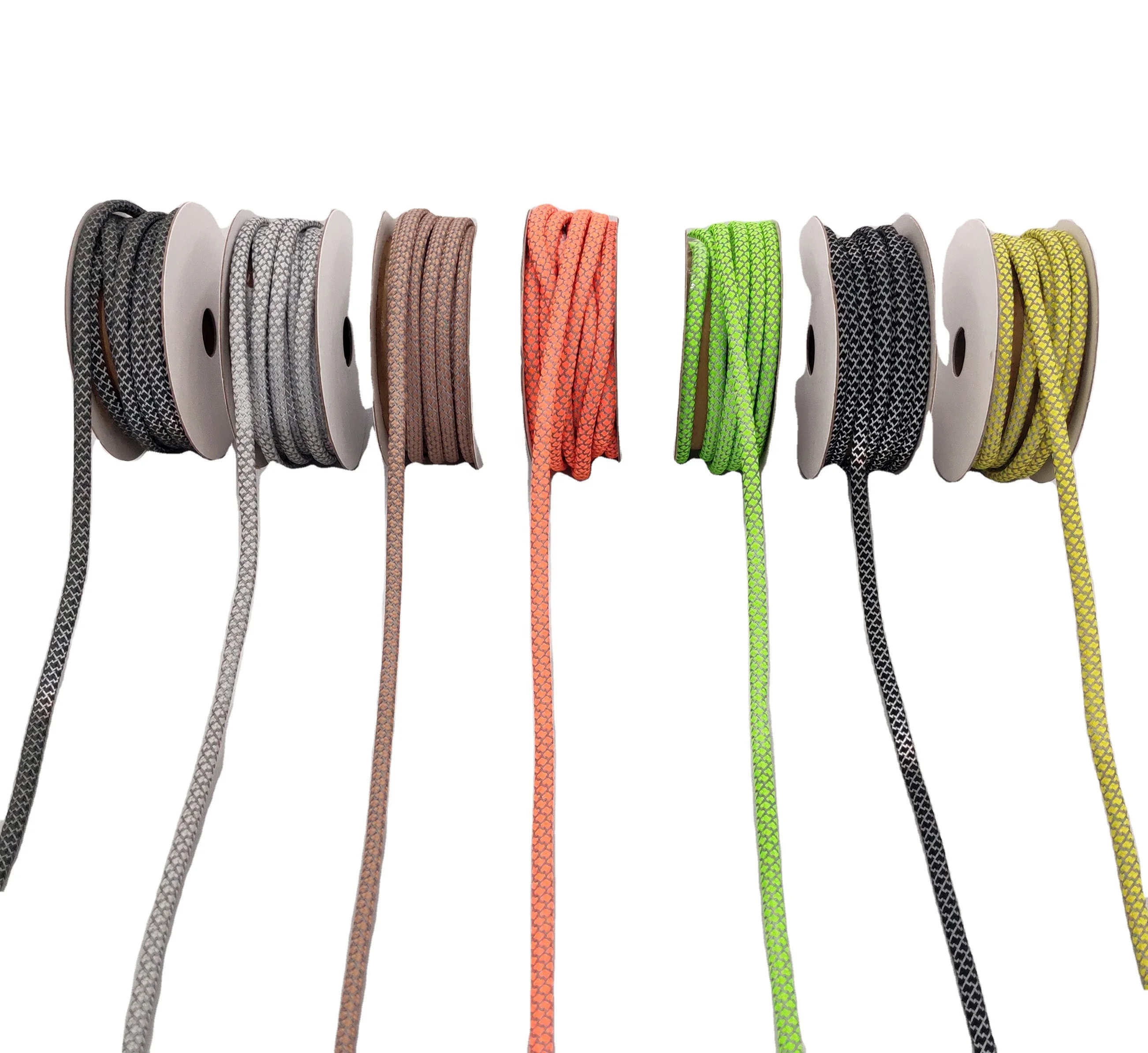 
5mm Muti-colored Braided DIY Dot Cord for Shoelaces Bags Garment Other Durable Webbing 