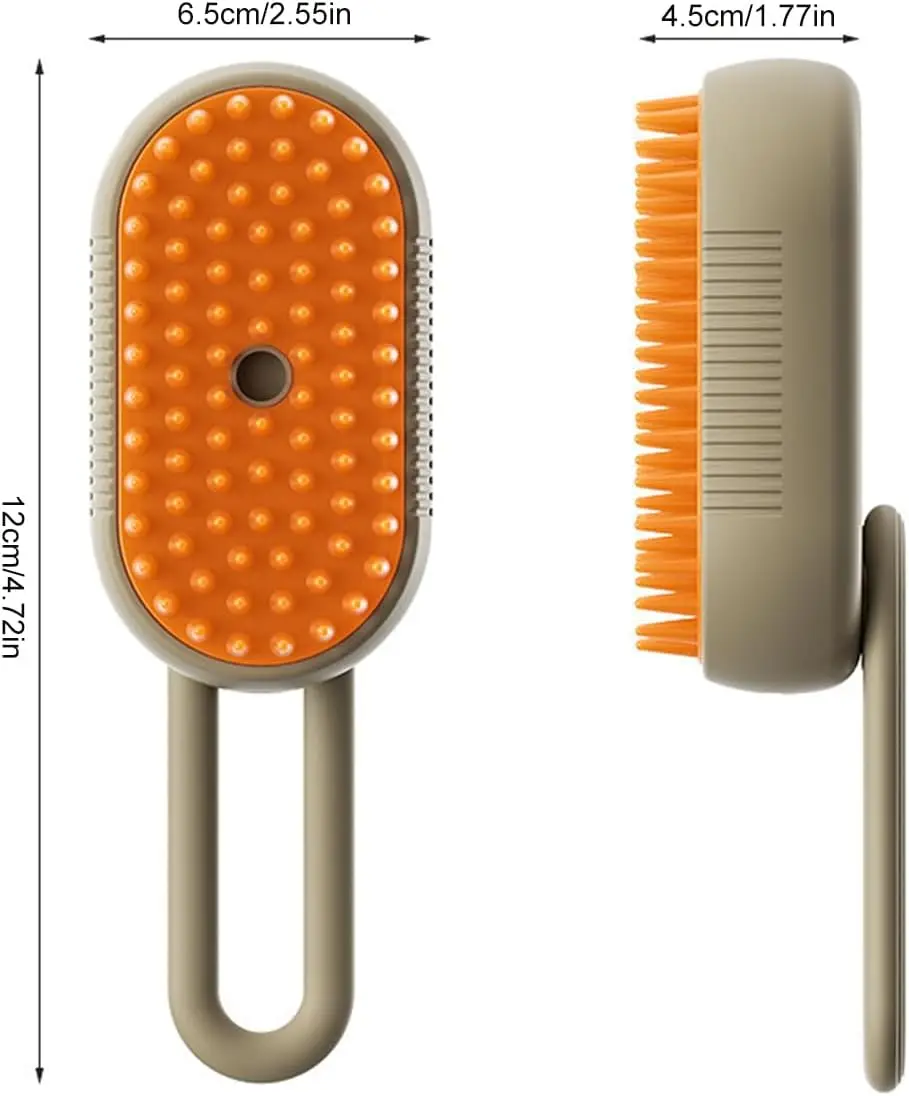 Wholesale 3 in 1 Cat Steamy Brush Steamy Silicone Massage Grooming Brush for Cat and Dog Tangled And Hair Loss Remover