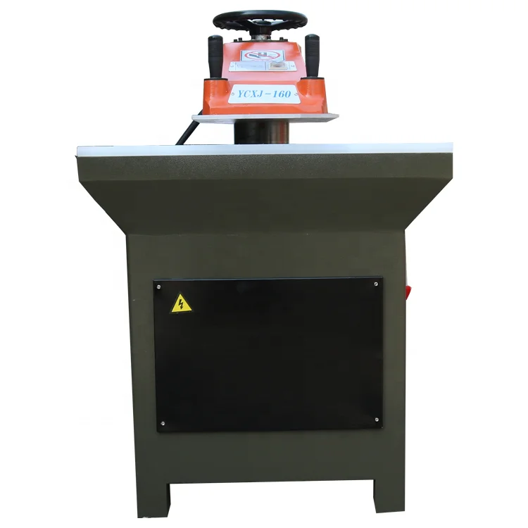 12T hydraulic clicker press swing arm cutting machine for leather