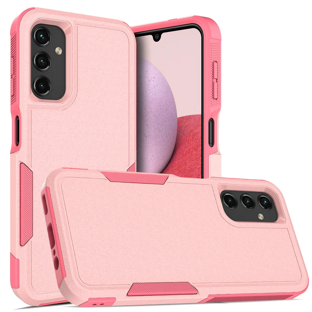 Factory Price Anti-slip Side Scratch Proof Mobile Phone Case For Samsung Galaxy A14 5g Dual Layer Tpu Pc Combo Handphone Casing