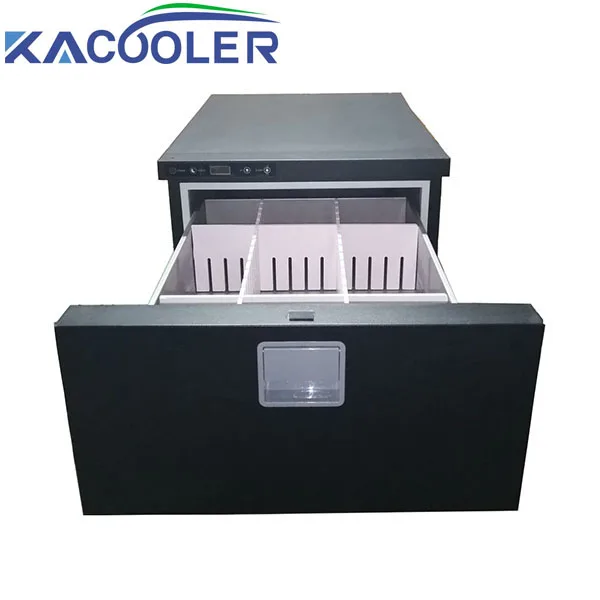 
KACOOLER Boat Mini Freezer DC Compressor 12V/24V Drawer Refrigerator Outdoor Camping Fridge Caravan RV Cooler Box 