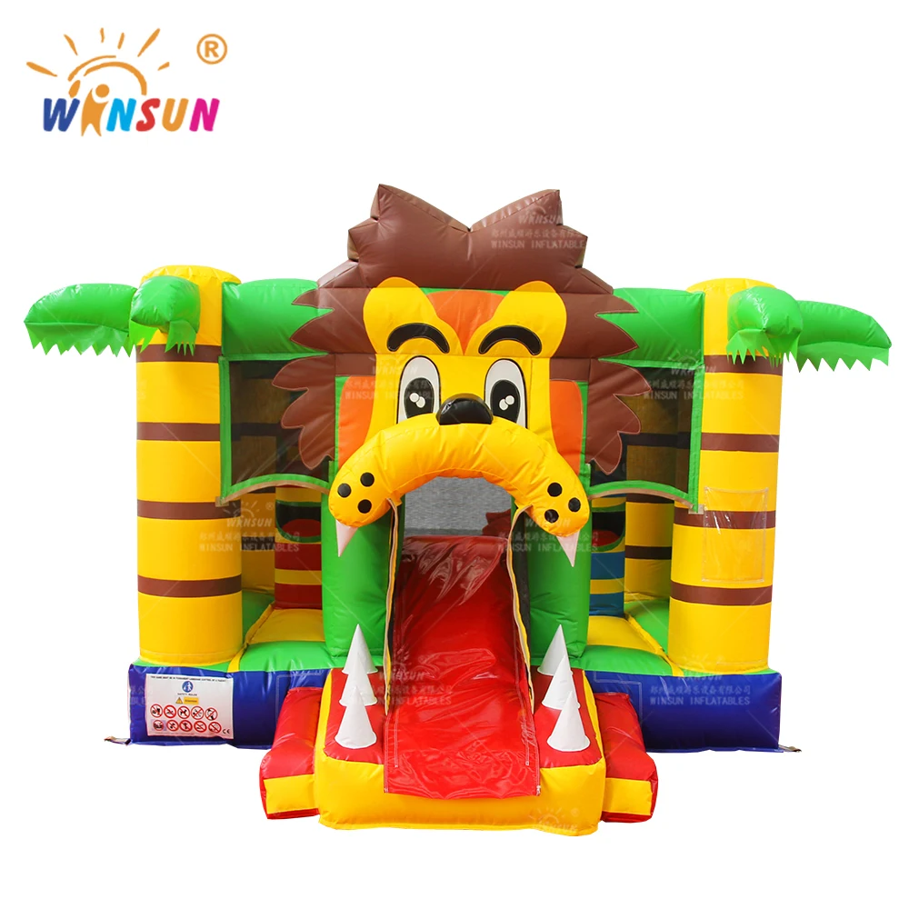 Winsun Factory Inflatable Water Slide PVC  Jumping House Castle Commercial Customized Lion Inflatable Bouncy