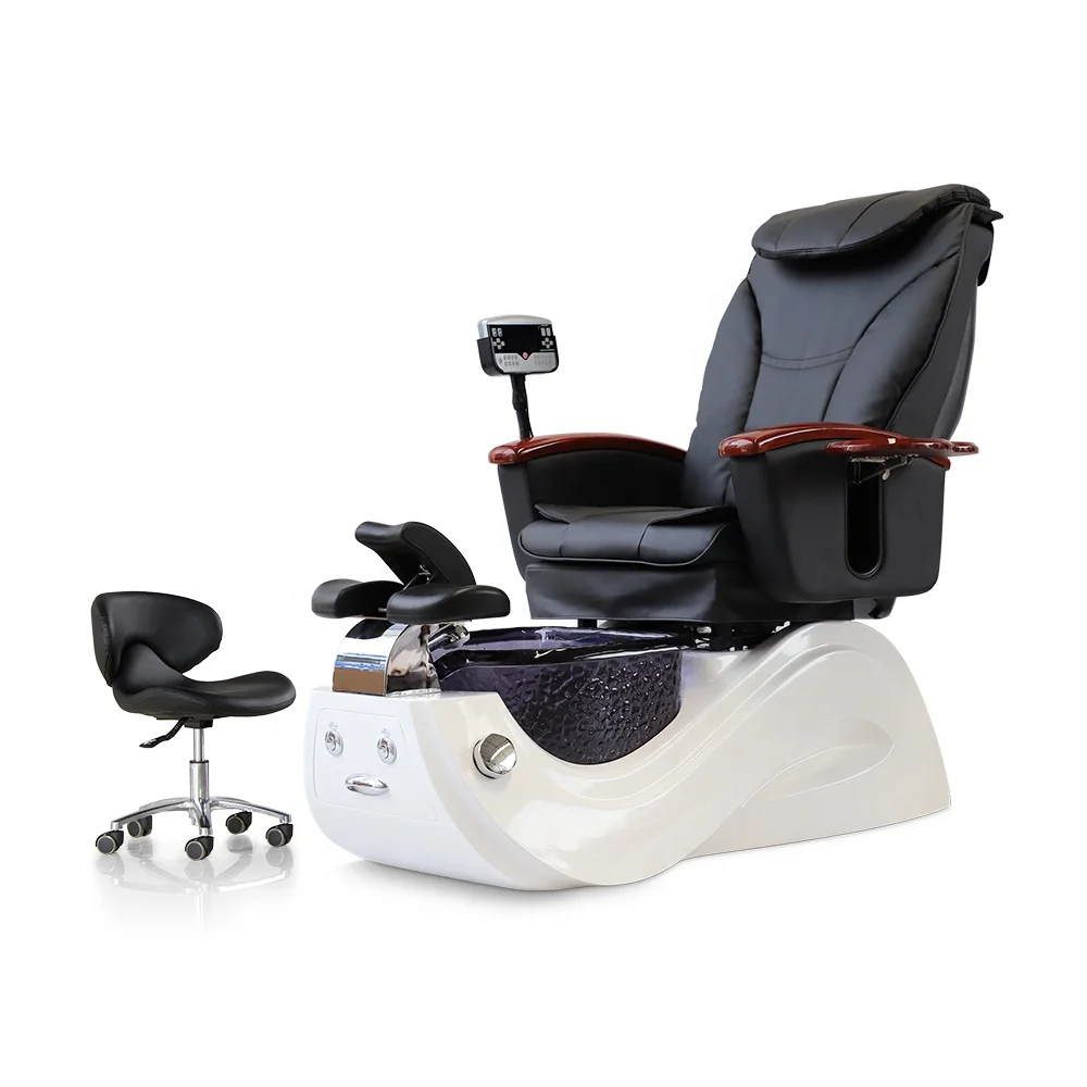 Kangmei Beauty Nail Salon Furniture Pipeless Whirlpool Jet European Human Touch Massage Foot Spa Manicure Pedicure Chair