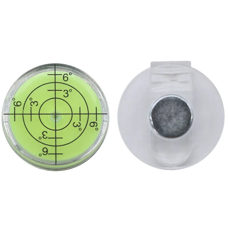 HOW TRUE Wholesale Magnetic Golf Marker Hat Clips Green/Blue/Pink Plastic Golf Hat Clip Level Gauge Ball Marker