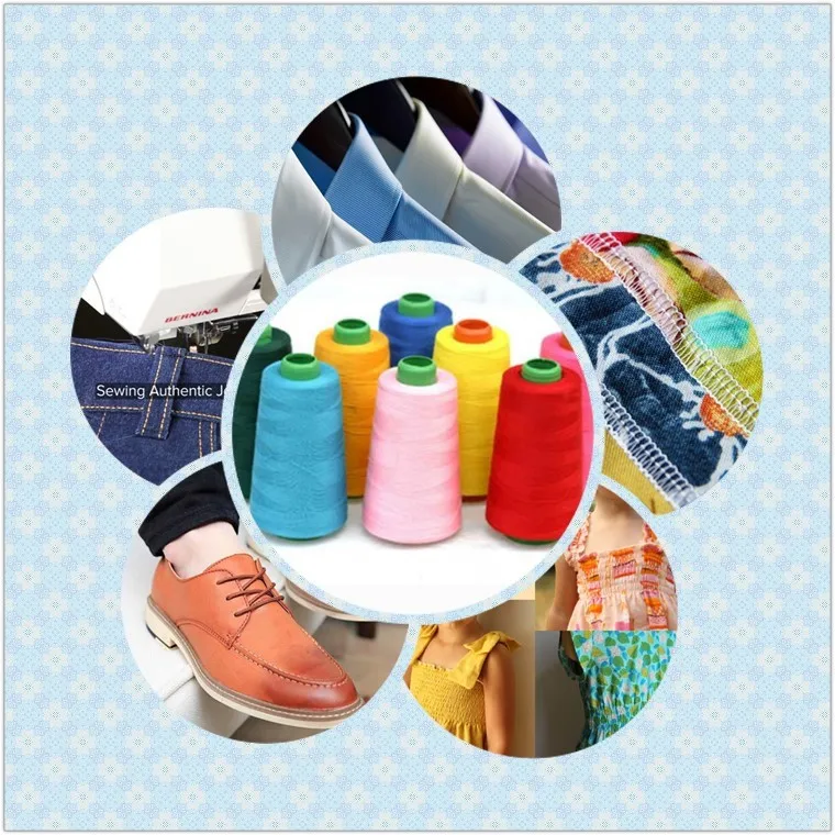 
wholesale gutermann quality cheap white polyester 2/40 sewing thread 