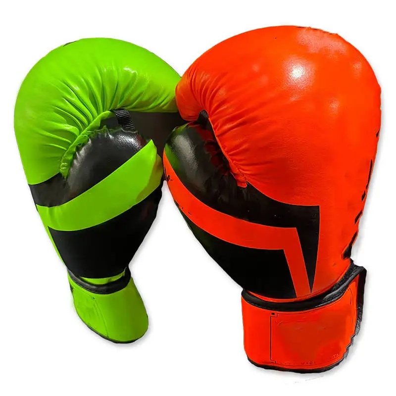 Custom Design Boxing Training Gloves Gym Training Leather Boxing Gloves
