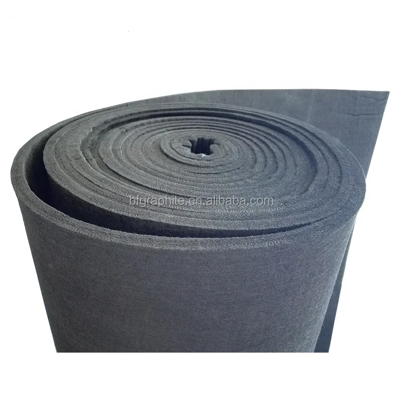 High quality pure soft ban based carbon felt graphite felt for vacuum furnace