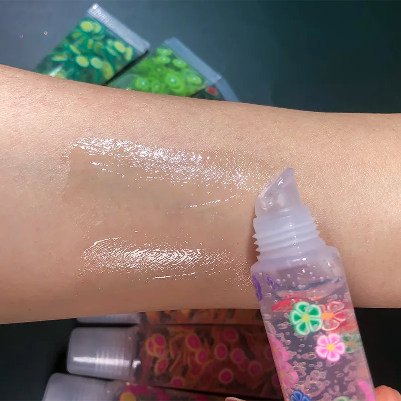 OMG Fruit flavor student lip gloss moisturizing lip gloss no logo spot wholesale brilho labial de frutas