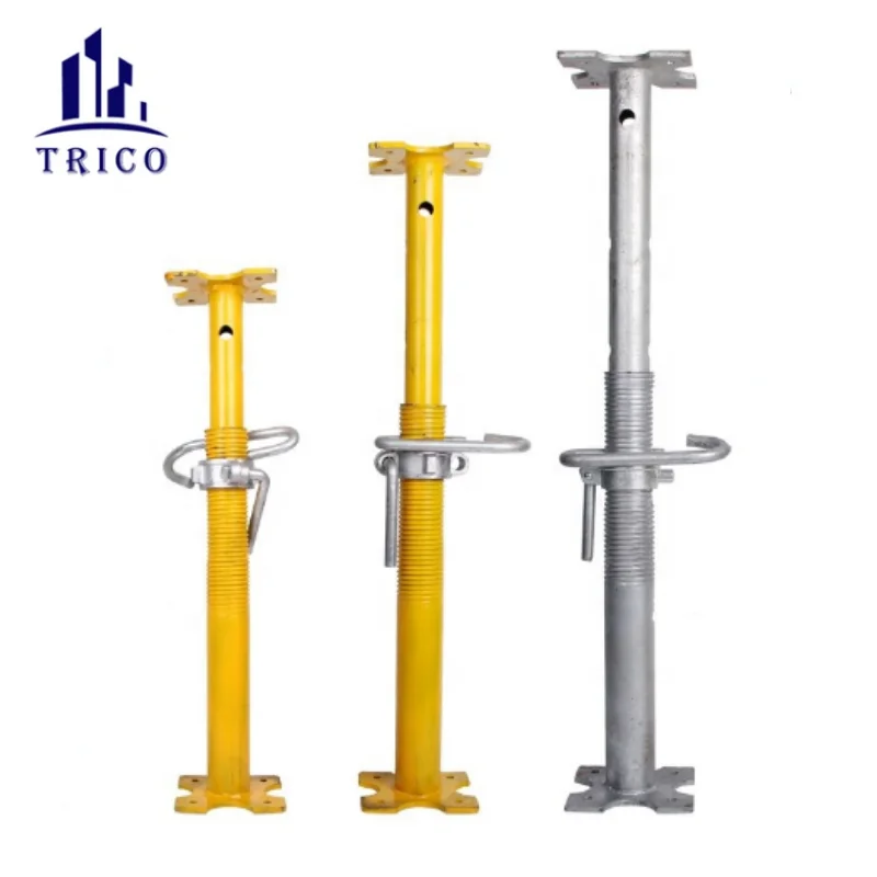 Трехшарошечная конструкция оцинкованная регулируемая стальная опора Acrow для швартовки поддержки опалубки бетона