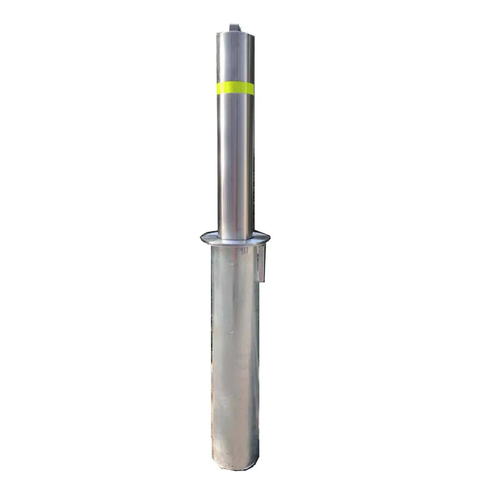Car parking barrier retractable telescopic bollards