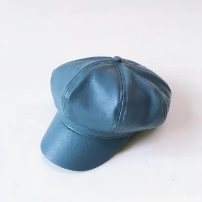 В стиле детский берет кожаные шапки берет модные зимние детские шапки и кепки