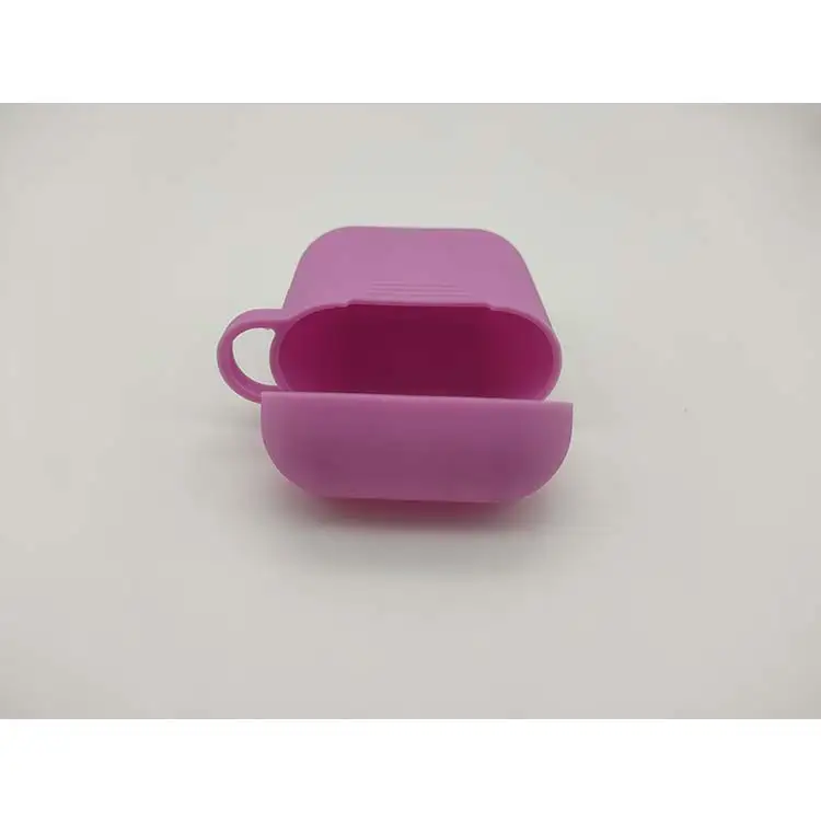 High quality pink 3D silicone protection headphone case with custom logo