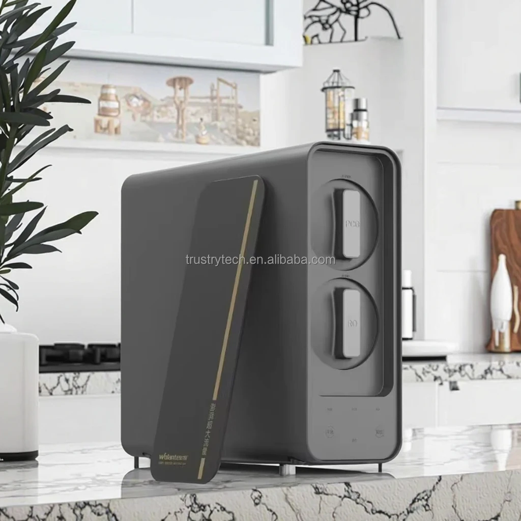 Manual Reverse Osmosis Water Purifier Smart Self-Cleaning Plastic RV/Household/Hotel Purifier Electric German Operating Language