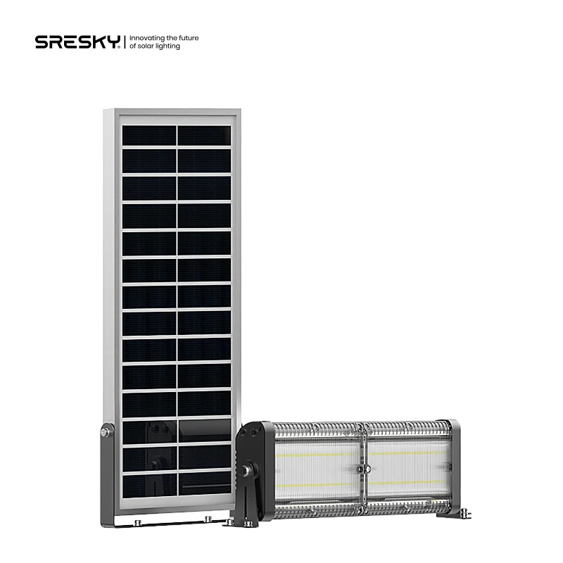 Sresky Solar flood lamp outdoor ip65 waterproof for billboard use with extension cable