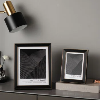 minimalist photo frame desktop stand with printed photos decoration for living room and bedroom tabletop photo album frame