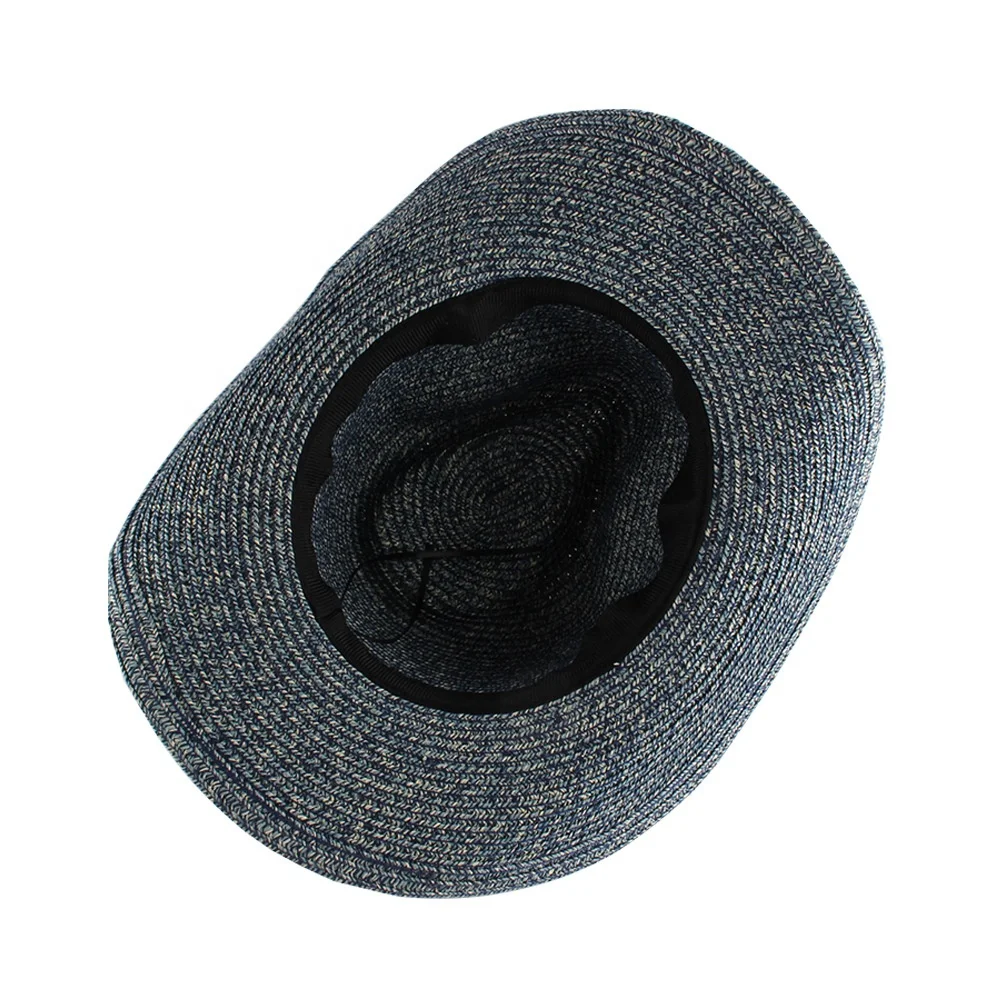 Foreign Trade New Western Cowboy Hat Spring And Summer Outdoor Tourism Beach Hat Handmade Woven Large Eaves Sun Visor Hat