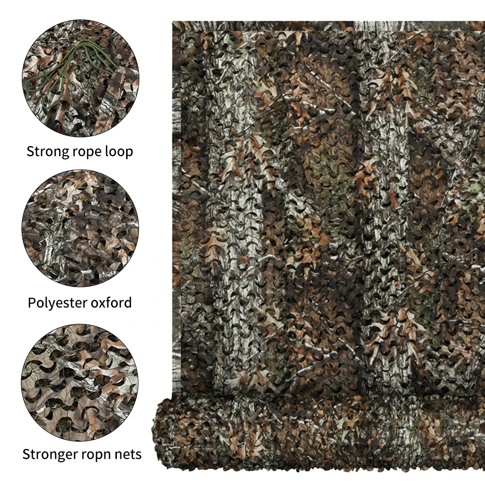 Woodland Camouflage Net For Camping Hunting Shooting Sunscreen Nets Camo Net Camouflage