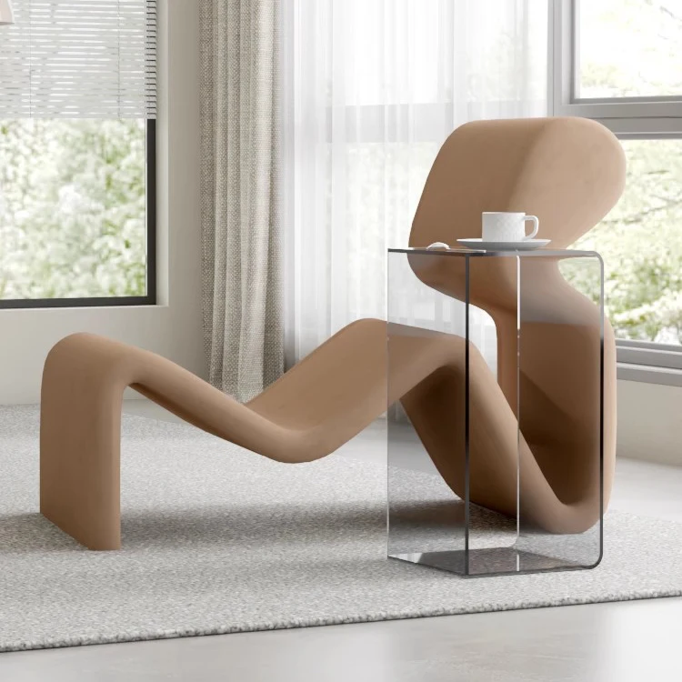 Modern Acrylic Side Table Bedroom Furniture Nightstands Living Room Sofas Coffee Table