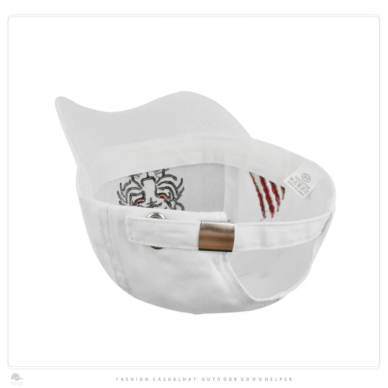 Embroidery Tiger Custom Logo 6 Panel Baseball Cap with Good Quality Good Service