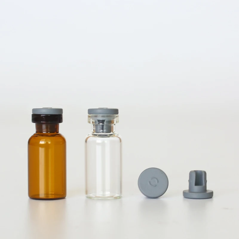 GMP Certified 13mm 15mm 20mm Sterile Butyl Rubber Glass Stopper for Sealing Injection Glass Vial