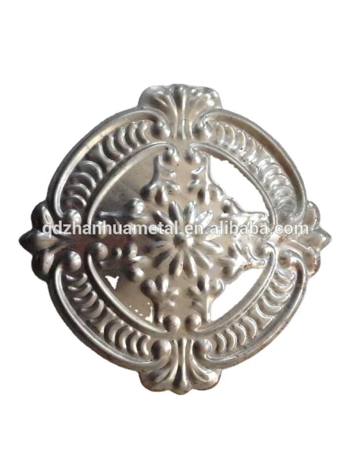 Decorative metal stamping leaves in 1mm thickness