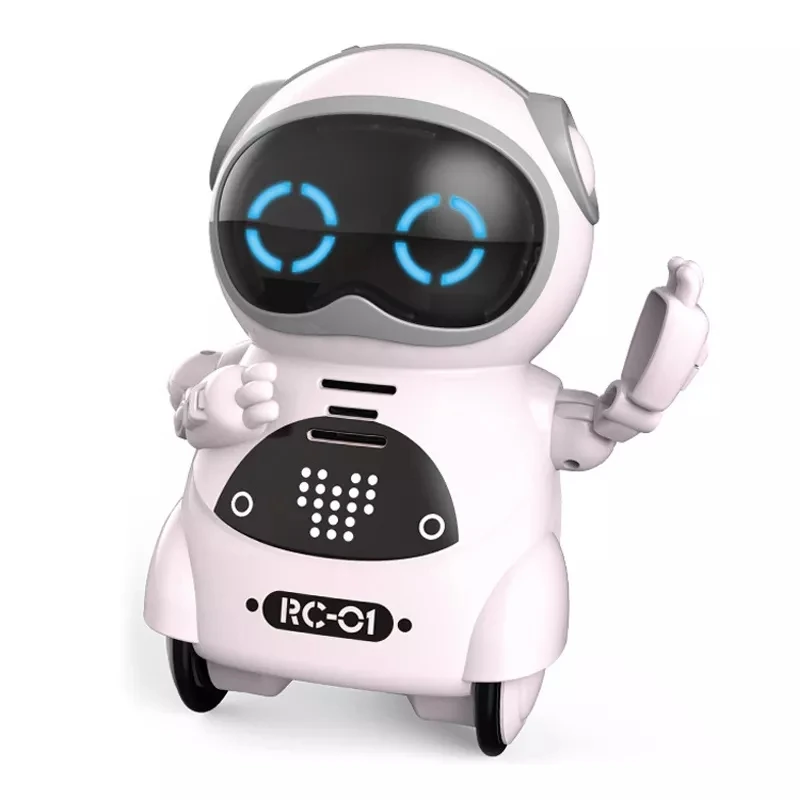 Electronic Smart Voice Control Dancing Robot Toy Intelligent Pocket Toy Pocket Robot