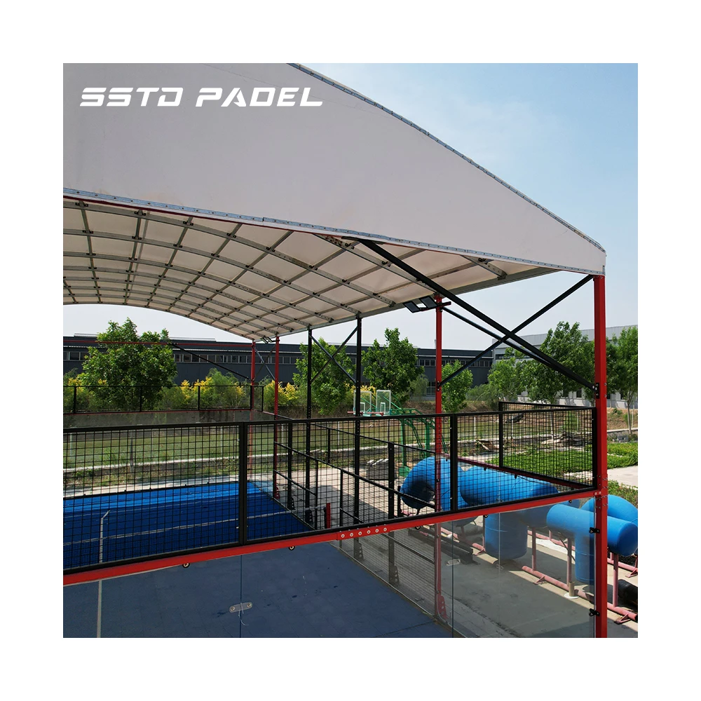 SSTD Padel China outdoor padel court rain cover customize padel court roof