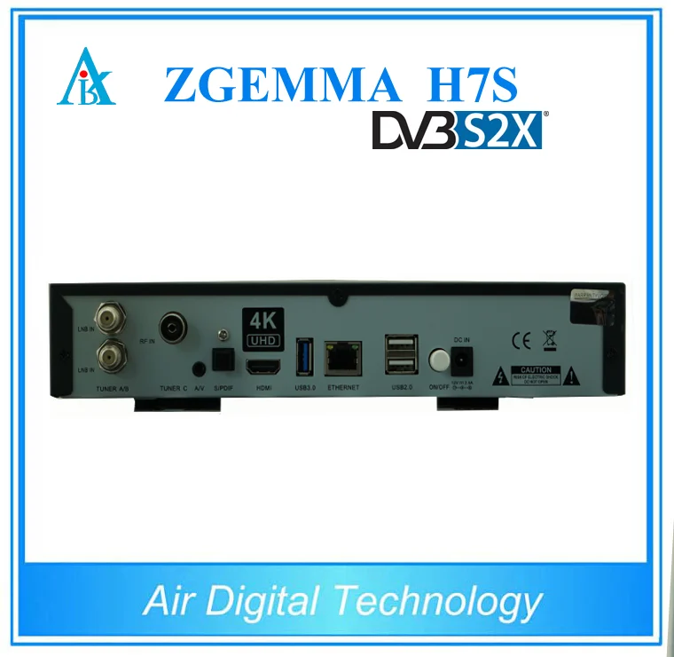 2023 Satellite Tv Receiver Box H7S - Linux Operating System,2*DVB-S2/S2X+DVB-T2/C Tuner built-in and High Definition