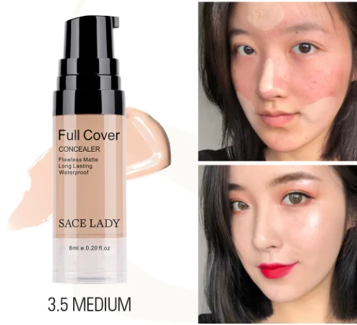 Custom Liquid Matte Concealer Vegan Concealer Makeup Private Label 4 Shades of Facial Concealer