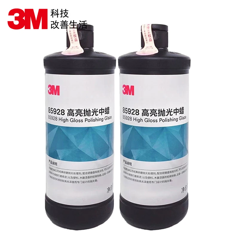 3M 85928 High Gloss Auto Care Medium Paint Surface Moderate Scratch Aperture Oxide Layer Grinding Polishing Liquid Wax for Car