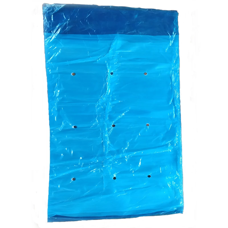 Factory Fruit Cover Bags Agriculture blue perforated plastic polyethylene bags for banana Protect bags