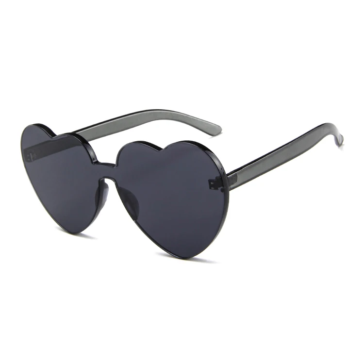 2020 fashionable heart shape candy color fancy sun glasses sunglasses