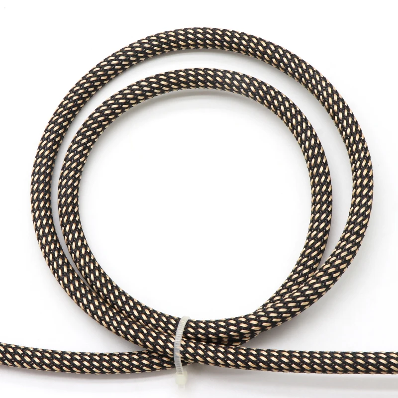 Braided 8mm Expandable Mesh Tube Protection Sleeve Fabric Cable Sleeves for 6mm-10mm Cable
