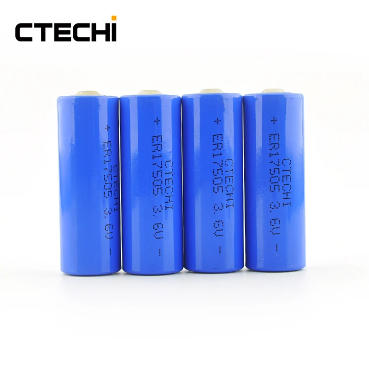 Lithium Primary Battery ER17505 3.6V 3600mAh 3.6Ah Capacity Lithium Ion ER Battery 17505  for Automatic Smart Meters