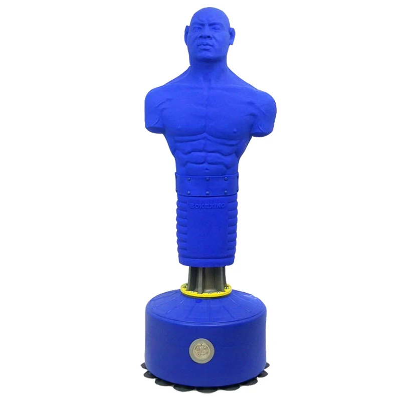Adjustable Martial Arts Mma Taekwondo Professional Free Standing Punching Bag Boxing Man Kicking Dummy