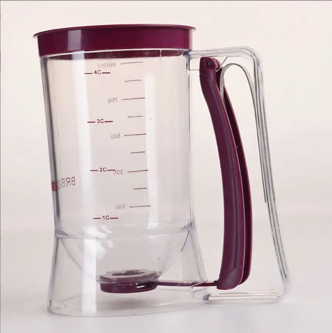 Pancake Batter Dispenser - Perfect Baking Tool for Cupcake Waffles Muffin Mix Crepes