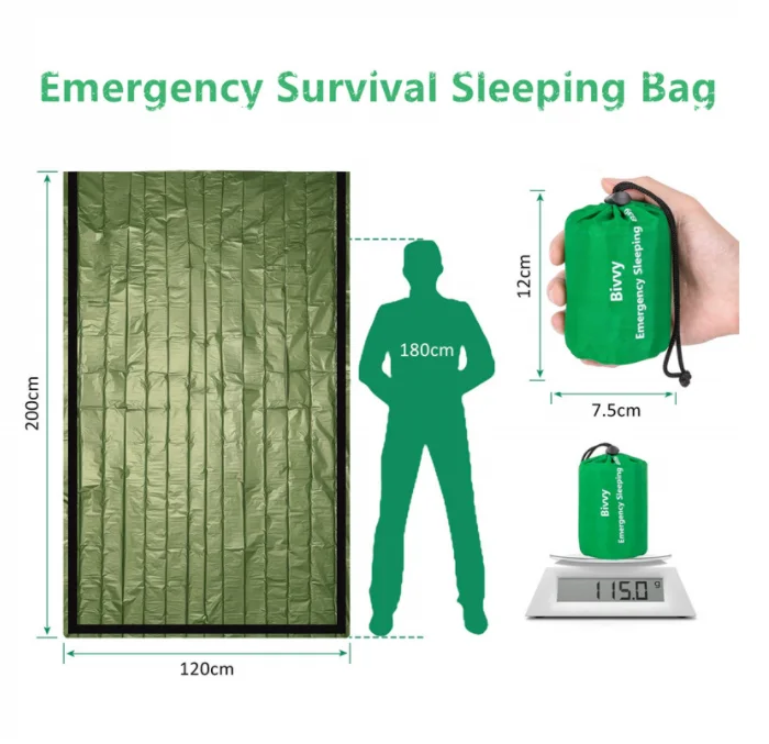  OEM Waterproof Lightweight Thermal Emergency Camping Sleeping